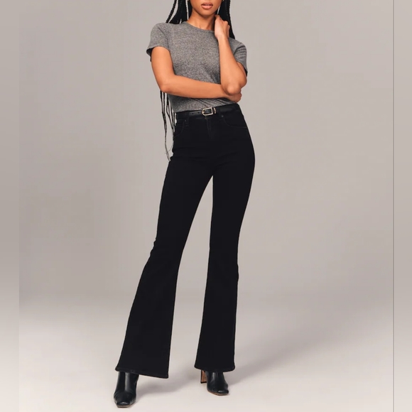 ABERCROMBIE & FITCH: Ultra High Rise Flare Jeans - Picture 4 of 8